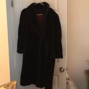Trissavel Of France Faux Fur Full Length Coat